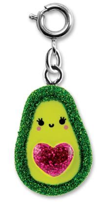 Glitter Avocado Charm