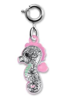 Glitter Seahorse Charm