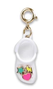 Gold Rubber Clog Charm
