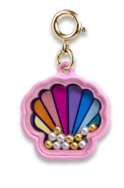 Gold Shell Shaker Charm