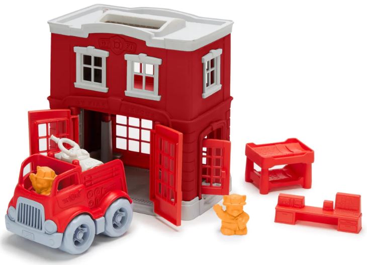 Fire Station Toy Playset