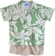 Sage Aloha Cabana Shirt and Shorts Set
