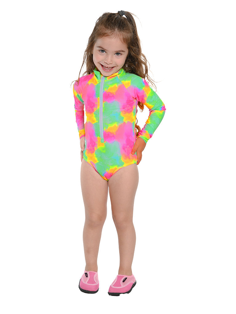 Zip long Sleeve Bathing Suit Unitard