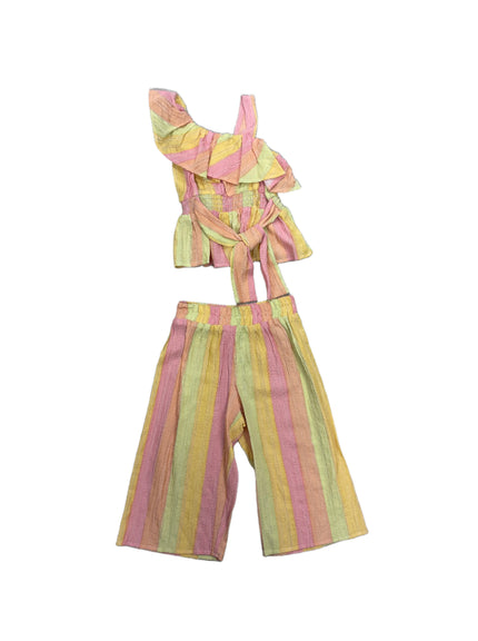 One Shoulder Pant Set