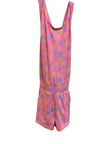 Cross Back Romper - Blush Shells