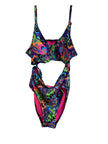 Wrap Bikini Top and High Waist Bottom Set - Boho Splash
