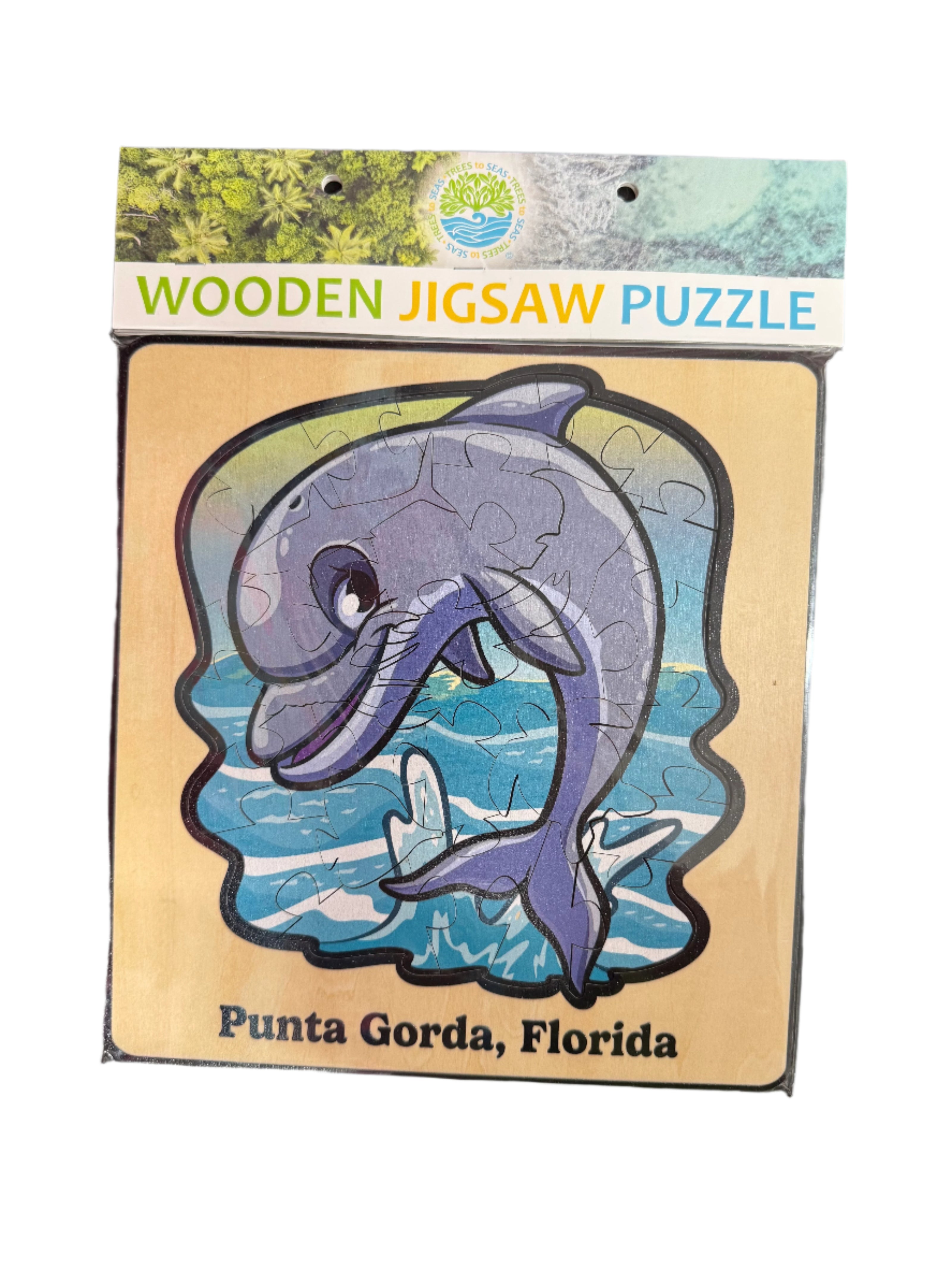 Dolphin Punta Gorda Wooden Puzzle