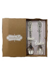 Baby Girl Fork and Spoon Set