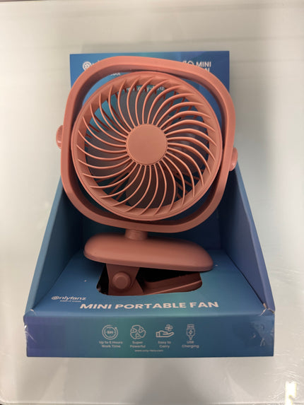 Rechargeable Mini Clip-On Fan
