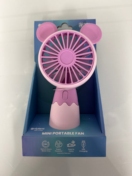 Rechargeable Mini Fan With Ears