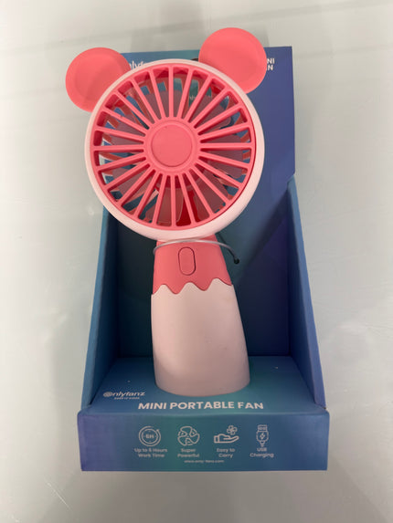 Rechargeable Mini Fan With Ears