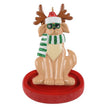 Cool Dog With Sunglasses Personalized Christmas Ornament