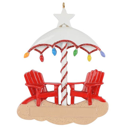 Christmas Umbrella Personalized Christmas Ornament