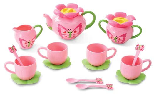 Bella Butterfly Pretend Play Tea Set Toy