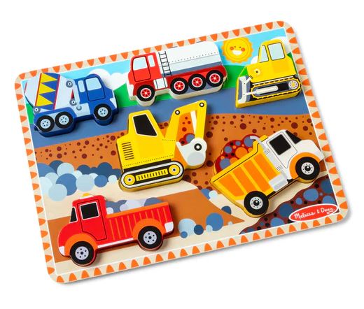 Construction Chunky Puzzle - 6 Pieces