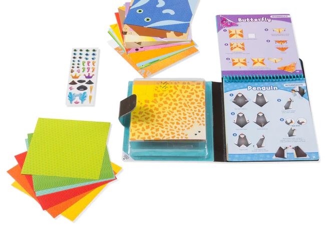 Craft Activity Set! On the Go Travel Activity - Origami Animals