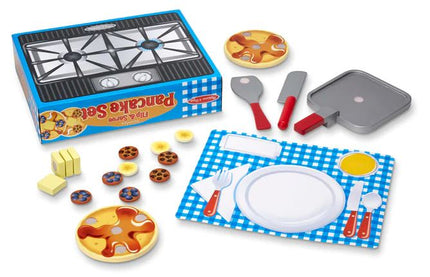 Flip & Serve Pancake Toy Set - Wooden Play Food