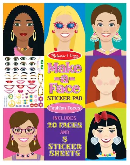 Make a Face Stickers Pad