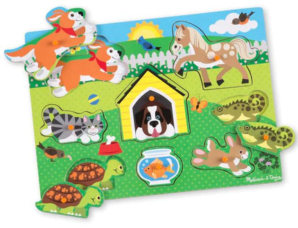 Pets Peg Puzzle - 8 Pieces