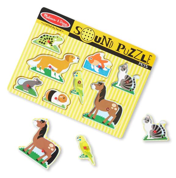 Pets Sound Puzzle - 8 Pieces