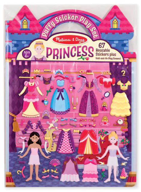 Puffy Sticker Set- Princess