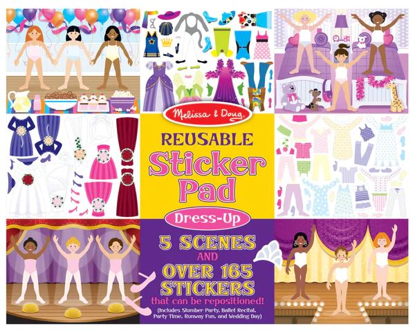 Reusable Sticker Pad - Dress-Up