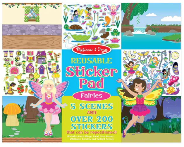 Reusable Sticker Pad - Fairies