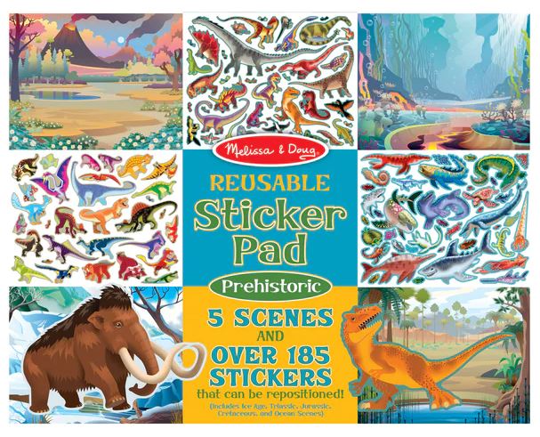 Reusable Sticker Pad - Prehistoric