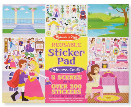 Reusable Sticker Pad - Princess Castle