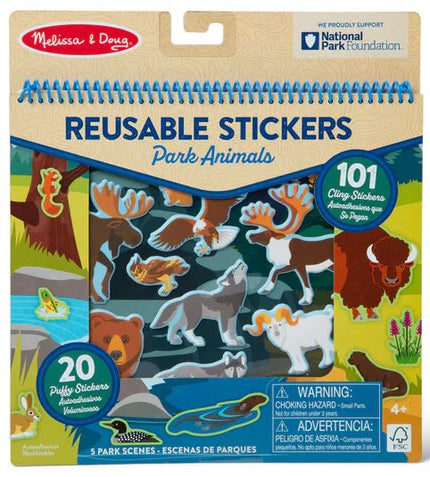 Reusable Stickers - Park Animals