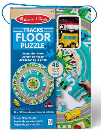 Round the Shore Tracks Floor Puzzle – 48 Pieces