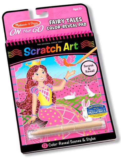 Scratch Art! On the Go Travel Activity - Fairy Tales