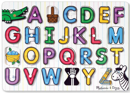 See-Inside Alphabet Peg Puzzle - 26 pieces