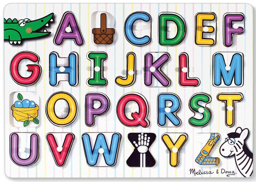 See-Inside Alphabet Peg Puzzle - 26 pieces