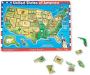 See and Hear Puzzle USA MAP
