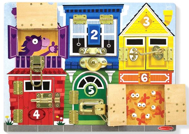 Wooden Latches Board Toy