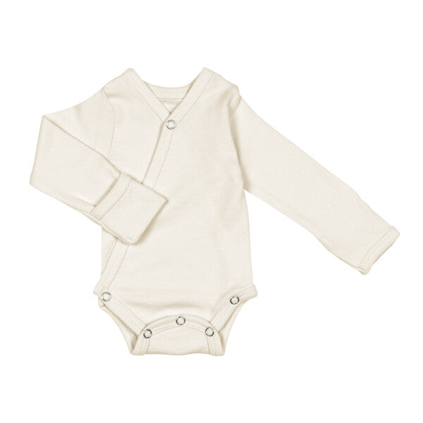 Buttercream Organic Kimono Bodysuit GOTS-certified