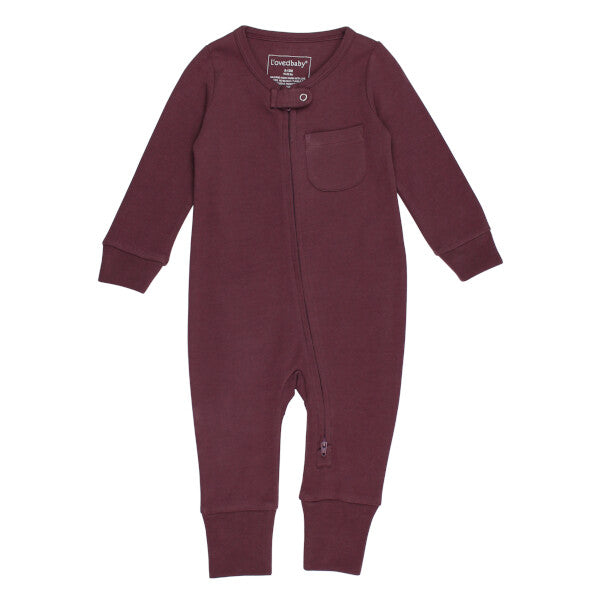 Plum Organic Footless 2-Way Zipper Romper GOTS-certified