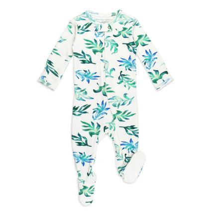 Seaweed Organic 2-Way Zipper Footie GOTS-certified
