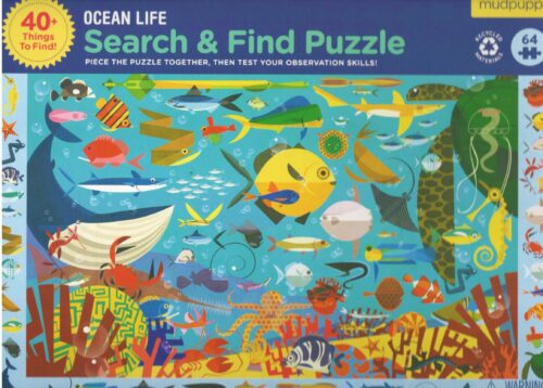 Ocean Life Search and Find Puzzle