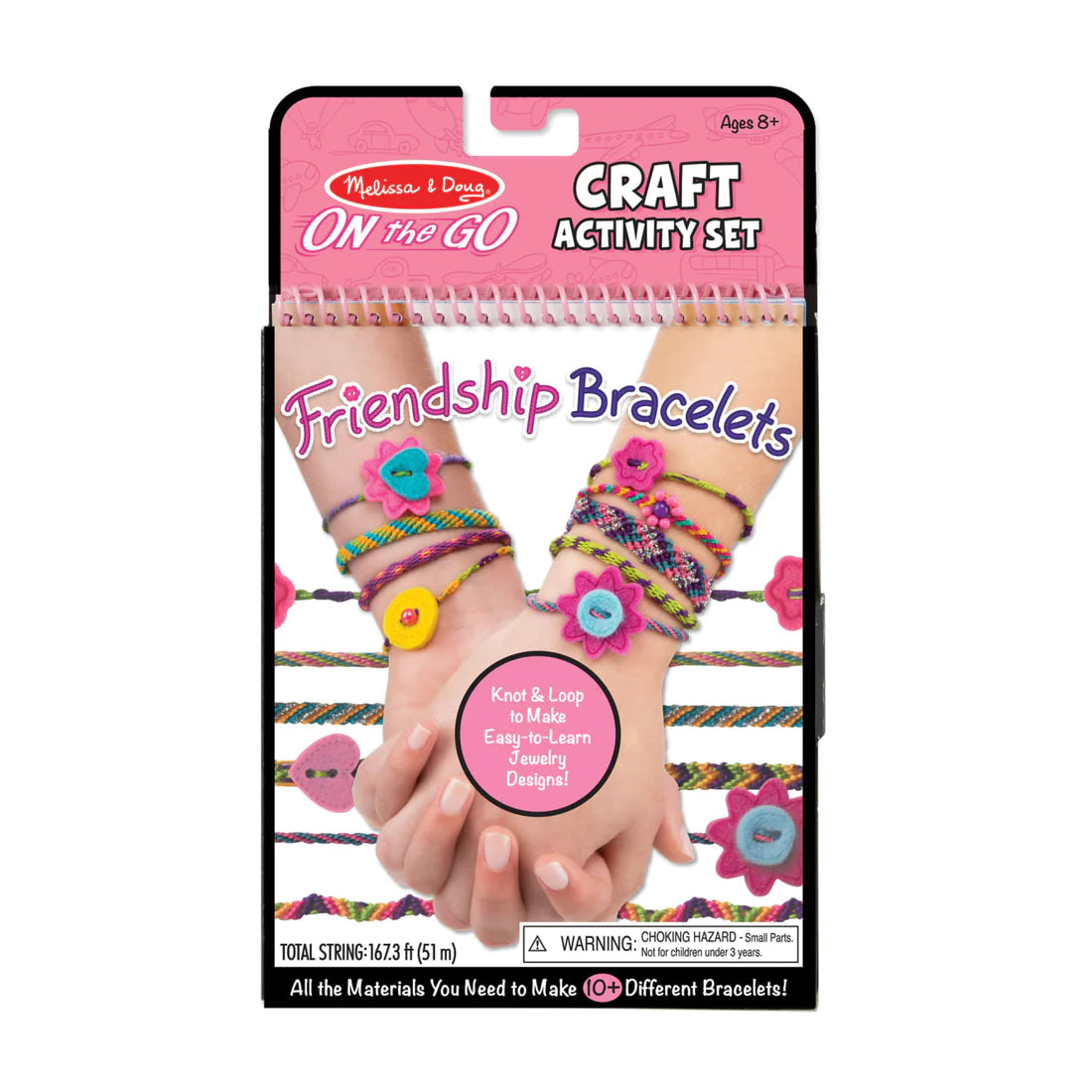 On the Go Craft Activity Friendship Bracelets Set