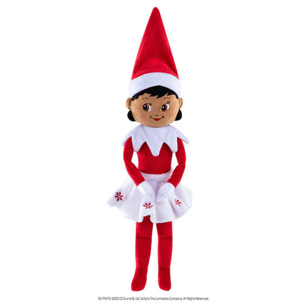 Elf on the Shelf Plushee Pals Girl with Brown Eyes