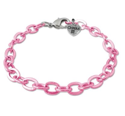 Pink Chain Link Bracelet