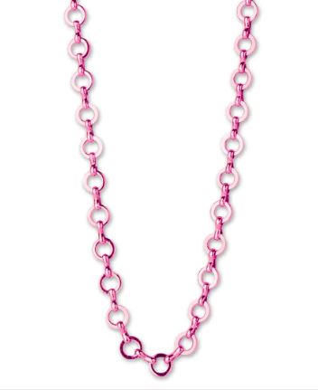 Pink Chain Necklace