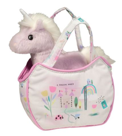 Purse Light Purple Unicorn A Magical World Sak Plush Stuffy Stuffed Animal