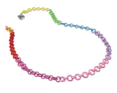 Rainbow Chain Necklace