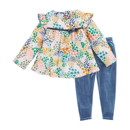 Rainbow Leopard Tunic & Legging Set