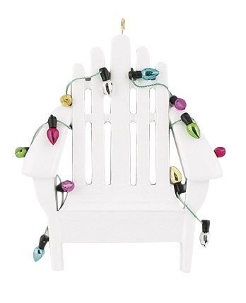 Sand Chair Personalized Christmas Ornament