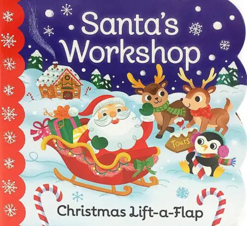 Santa's Workshop Christmas Lift-a-Flap Board Book