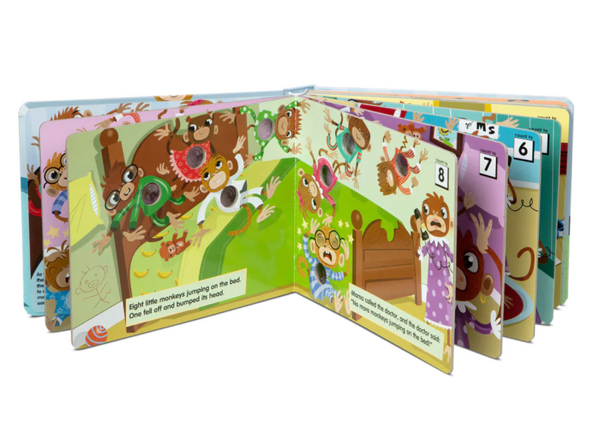 Poke-A-Dot Book: 10 Little Monkeys